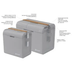 Outwell ECOlux 24 Light Grey 12V/230V - Kühlbox -Camping Verkauf outwell ecolux 24 light grey 12v 230v kuehlbox detail 4