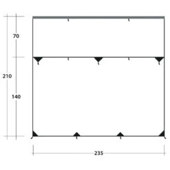 Outwell Hillcrest Tarp - Tarp -Camping Verkauf outwell hillcrest tarp tarp detail 7