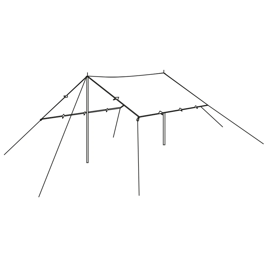 Robens Tarp 4 X 4 Trail Range - Tarp 4 Robens Tarp 4 X 4 Trail Range - Tarp – Bild 4