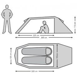 Stoic AdakSt. II 2P - 2-Personen Zelt -Camping Verkauf stoic adakst ii 2p 2 personen zelt detail 12
