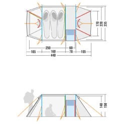 Tatonka Alaska 3 DLX - 3-Personen Zelt 23 Tatonka Alaska 3 DLX - 3-Personen Zelt -Camping Verkauf tatonka alaska 3 dlx 3 personen zelt detail 12